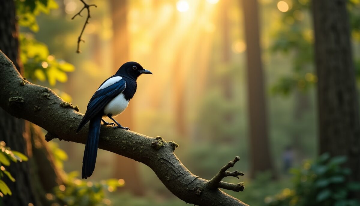 Le Pie et sa Signification Spirituelle : Dévoilez le Message Caché de cet Oiseau Mystique