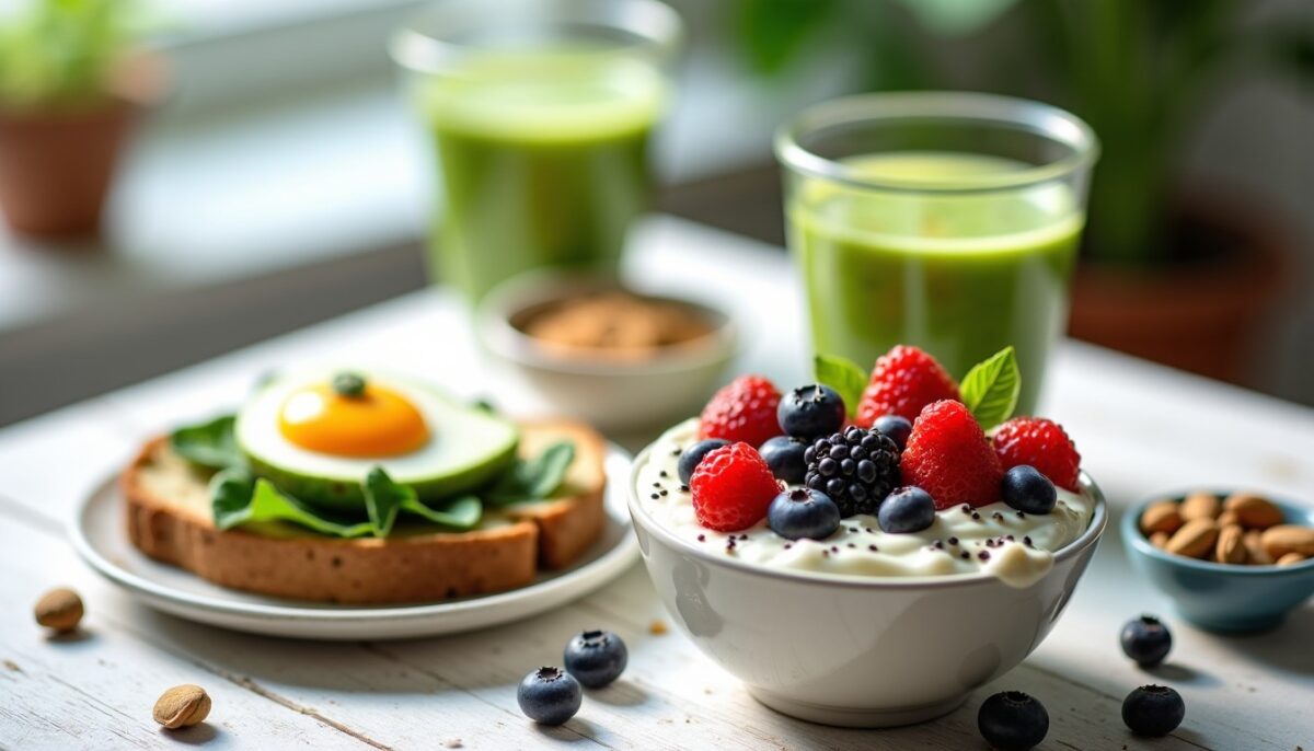 Petit déjeuner équilibré : protéines, bonnes graisses et fibres pour une énergie durable
